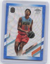 2021-22 Topps Chrome Overtime Elite #19 Izan Almansa Blue Wave Refractor #/99