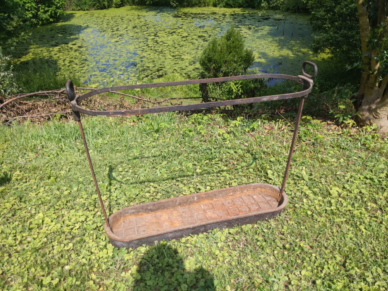 Antique Signed J W FISKE NEW YORK Cast & Wrought Iron Umbrella Stand eBay