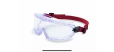 2pk UVEX Honeywell 11250800 V-Maxx Safety Goggle Direct Vent, Elastic Headband