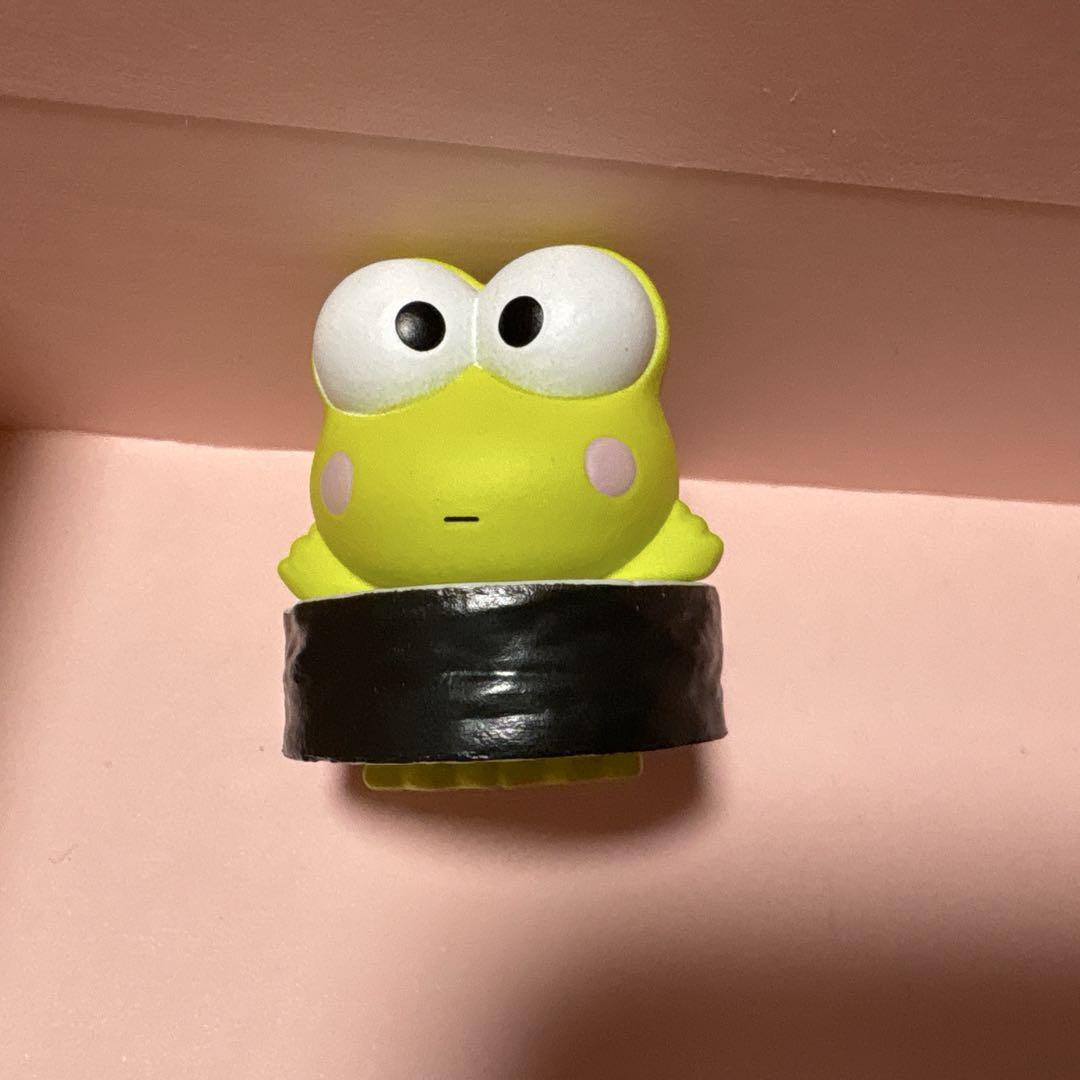 Sanrio Kerokero Keropp Sushi Gacha Figure - Opened Great Condition