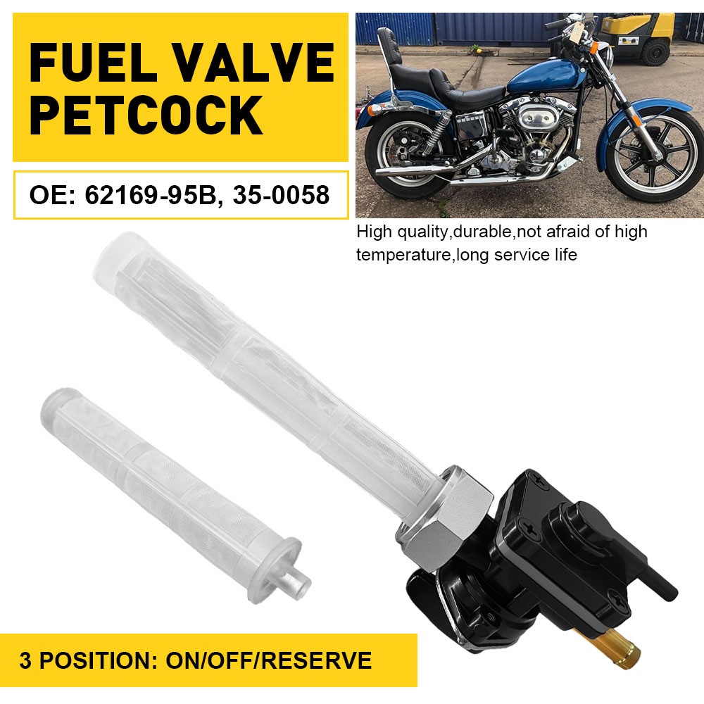 Fit Harley Davidson Sportster 883 1200 Fuel Valve Petcock 22mm 35-0058 62169-95B