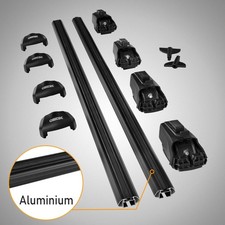 Barras Portaequipajes Para Land Rover Range Rover Vogue L322 (2001-2012), Color Negro, Techo Fijo, Acero De Alta Calidad