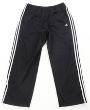 Rare VTG ADIDAS Spell Out Trefoil Side Striped Tear Away Track Pants 2000s SZ S