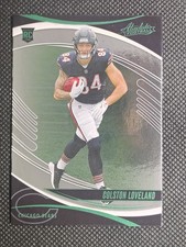 Colston Loveland 2025 Panini Absolute Rookies #114 Green (RC) Chicago Bears