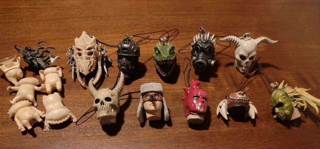 Dorohedoro Head Mascot Collection 10 Piece Set Collectible Figures Display