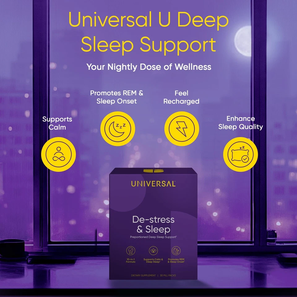 Suplemento para el estrés y el sueño - Ayuda natural para dormir 10 en 1 para adultos, mu... Foto 3 de 4