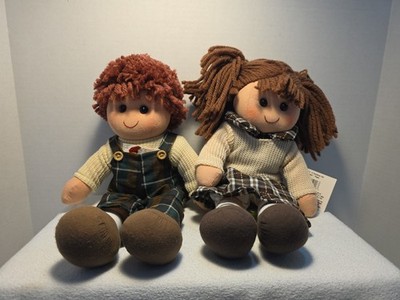 Cabelas Rag Doll With Yarn Style Thick Hair 13'' Long Set Of 2