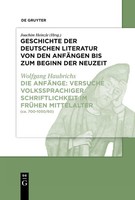 Die AnfäNge: Versuche Volkssprachiger Schriftlichkeit Im FrüHen Mittelalter Buch