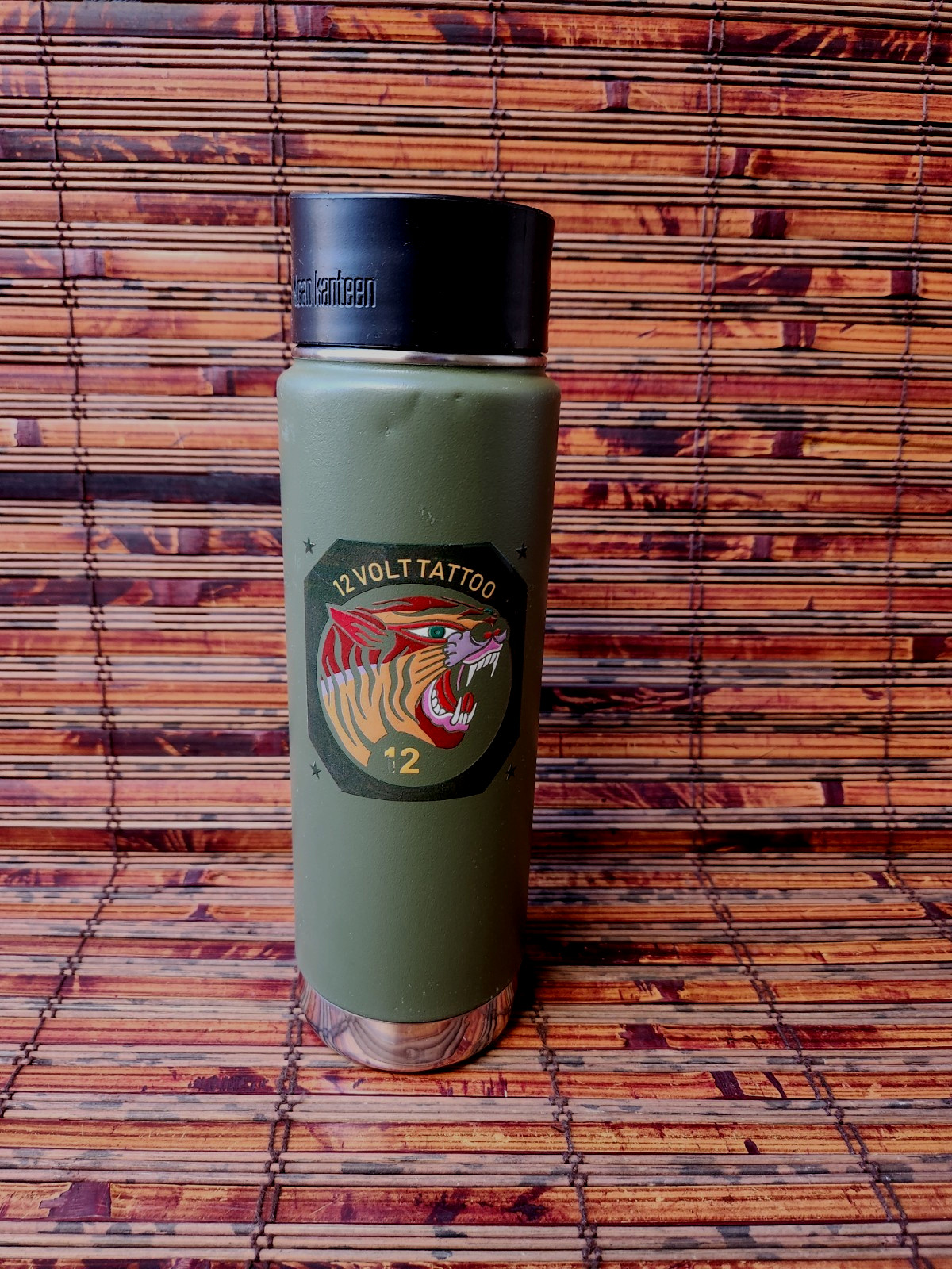 KLEAN KANTEEN 20oz INSULATED WIDE MOUTH,  with GENENERATION  ONE CAFE LID - READ