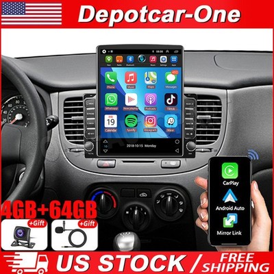 4+64GB Android 13 For Kia Rio 2005-2011 Car Stereo Radio CarPlay GPS Wifi Player