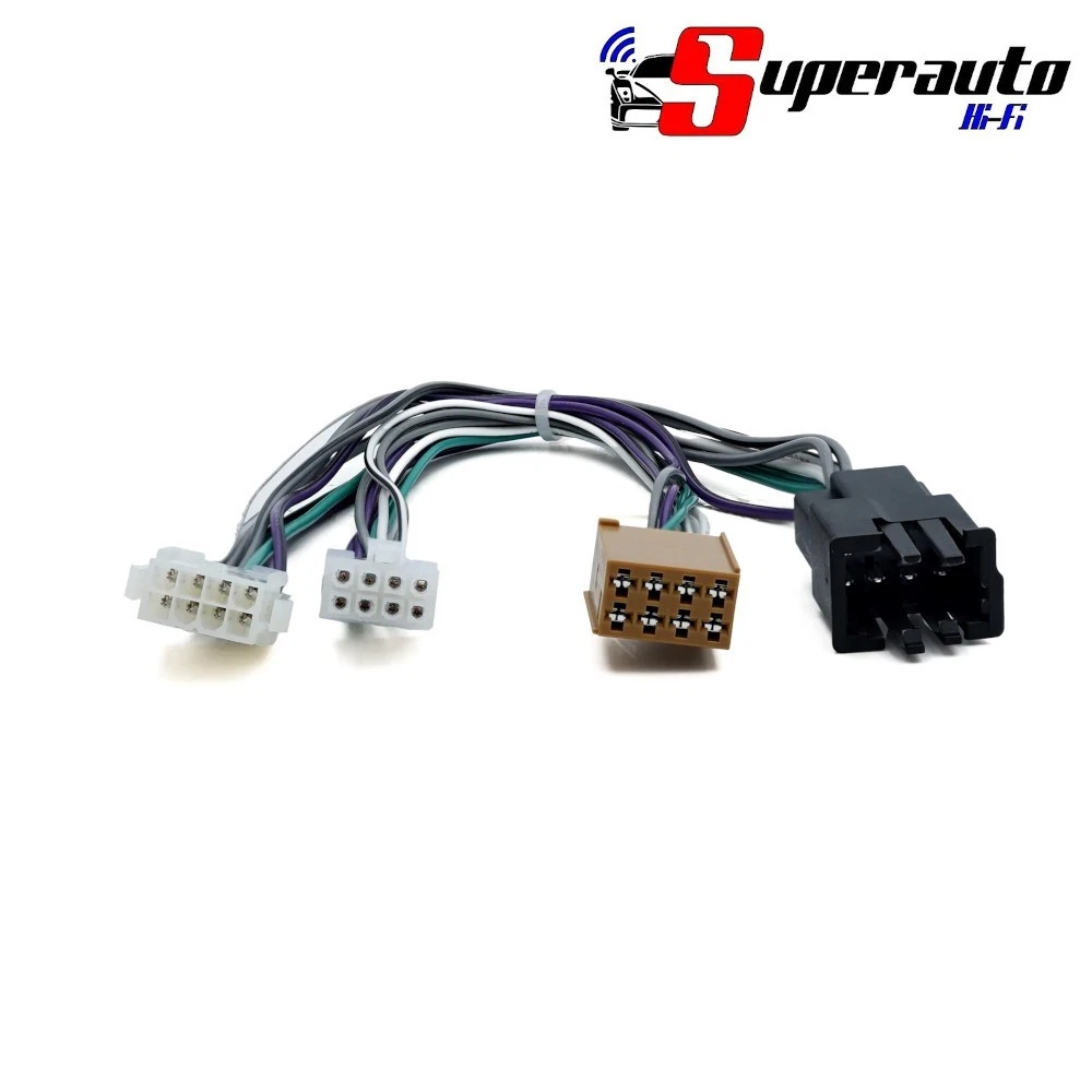 Adattatore ISO Per Autoradio Mercedes-Benz Classe A, B, C, ML, Vito - 12V - Installazione Rapida - 4