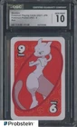 2021 Pokemon Japanese Playing Cards Pocket UNO Red Mewtwo CGC 10 GEM MINT