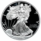 1997 Proof American Silver Eagle $1 Raw