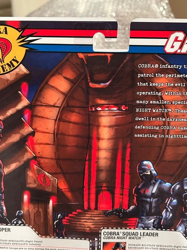 GI Joe Cobra Night Watch 6-Pack 2005 Collector Exclusive Hasbro MOC - Picture 17 of 20
