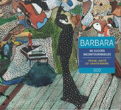 Barbara ''50 Chansons'' incl. ''Göttingen'' Jacques Brel, Georges Brassens, 3 CD Box
