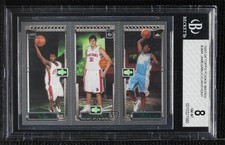 2003-04 Rookie Matrix LeBron James Darko Milicic Carmelo Anthony BGS 8 HOF 9l4