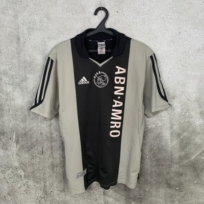 AJAX AMSTERDAM 2001 2002 AWAY FOOTBALL SHIRT ADIDAS TRIKOT SIZE L