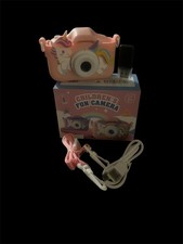 Child  s Fun Digital Camera with Screen for Kids With Pink Unicorns New