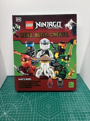 LEGO Ninjago Read Build Create Book DK Publishing Kai & Rapton Minifigures CIB 