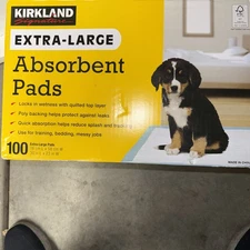EXTRA LARGE Dog pads wee wee pads Bed Pads Underpads Puppy Pads Urine Pads 30X23