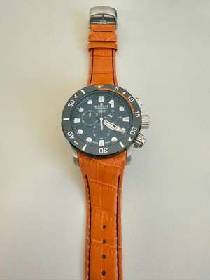 Edox Chrono Offshore 1 Sharkman II 10234-3O-NIN Quarz Herrenuhr, unbenutzt 300p