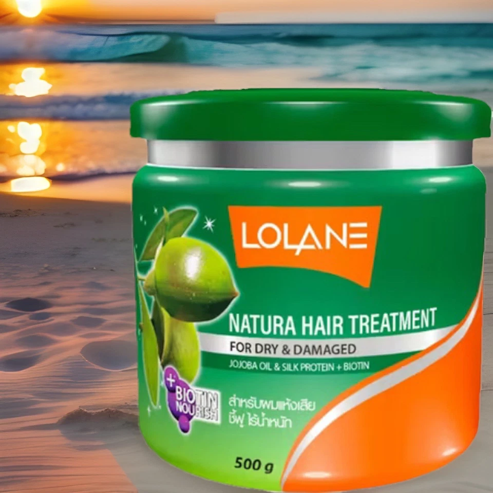 Lolane Natura Hair Treatment for Dry & Damaged hair 500G 7-10 Days From Thailand