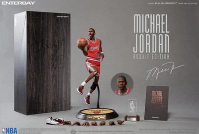 ENTERBAY NBA Michael Jordan Rookie Edition 1:6 Action Figure w