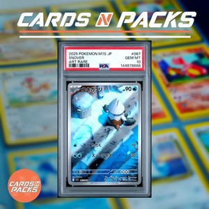 Carte Pokemon Snover 067/063 Japanese MEGA SYMPHONIA M1S PSA 10 GEM MINT