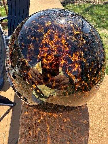 VTG Murano 6” Glass Orb. Beautiful Speckles. Large!! - Picture 2 of 7