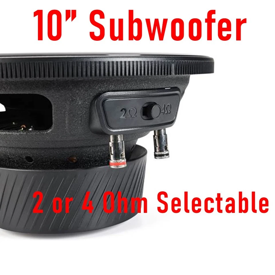 2 Infinity REF-103W 10" SVC 2 or 4 Ohm Switchable Subwoofer 1050 Watts Peak EACH - Image 4 of 4
