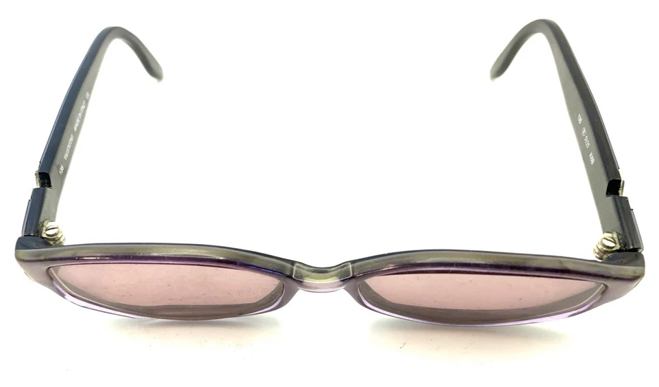 Valentino  V5125 K6B Purple Oval Eyeglasses Frames 135 Italy Designer Women Foto 3 de 4