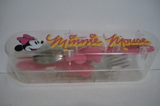 Disney 2017 Minnie Mouse Flatware Set w/ Travel Case