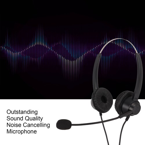 H360D‑3.5VA 3.5mm Binaural Business Headset Binaural Customer Service Headset FY - Afbeelding 13 van 22