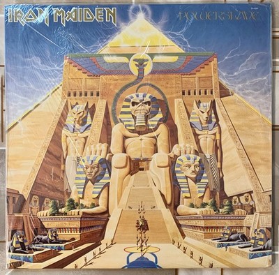 Iron Maiden Powerslave LP - Ultra Rare New Sealed Textured Cover - 1984 - Canada