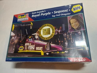 Revell/Monogram Royal Purple Sequent Top Fuel Dragster 1:25 Scale Kit SEALED