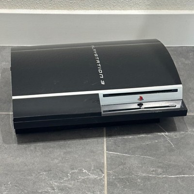 Sony PlayStation 3 Fat PS3 Black Console Gaming System CECHL01 Untested 