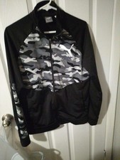 Puma Tracksuit Jacket Camouflage Black Small