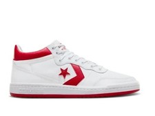 CONVERSE FASTBREAK PRO SIZE 12 13 WHITE RED BLUE LEATHER MID TOP SNEAKER NEW