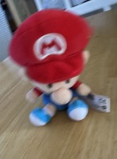 Baby Mario Plush Sanei Toys nintendo Figures Mini Mario Brothers Red Stuffed 6