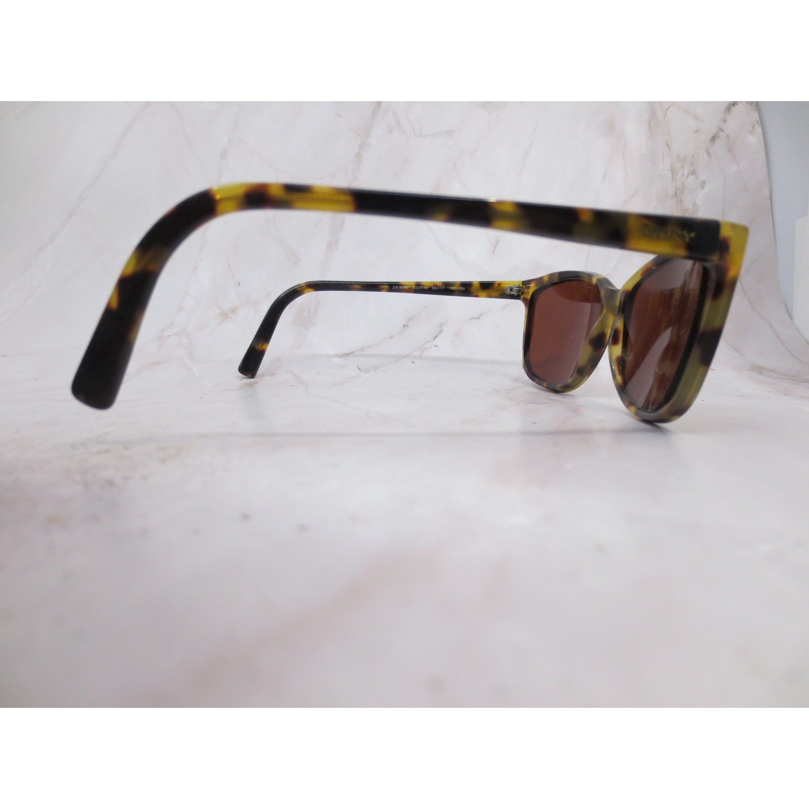 DKNY Womens Tortoise Shell Square Sunglasses DY 4… - image 5