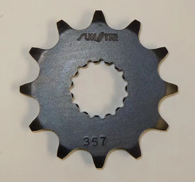 Piñón delantero de acero Sunstar - 12T motocicleta ATV/UTV bicicleta de calle tierra 35712 Foto 3 de 4