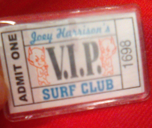 Joey Harrisons Surf Club VIP Key Tags Buried Treasure Just Found doing Demo Work