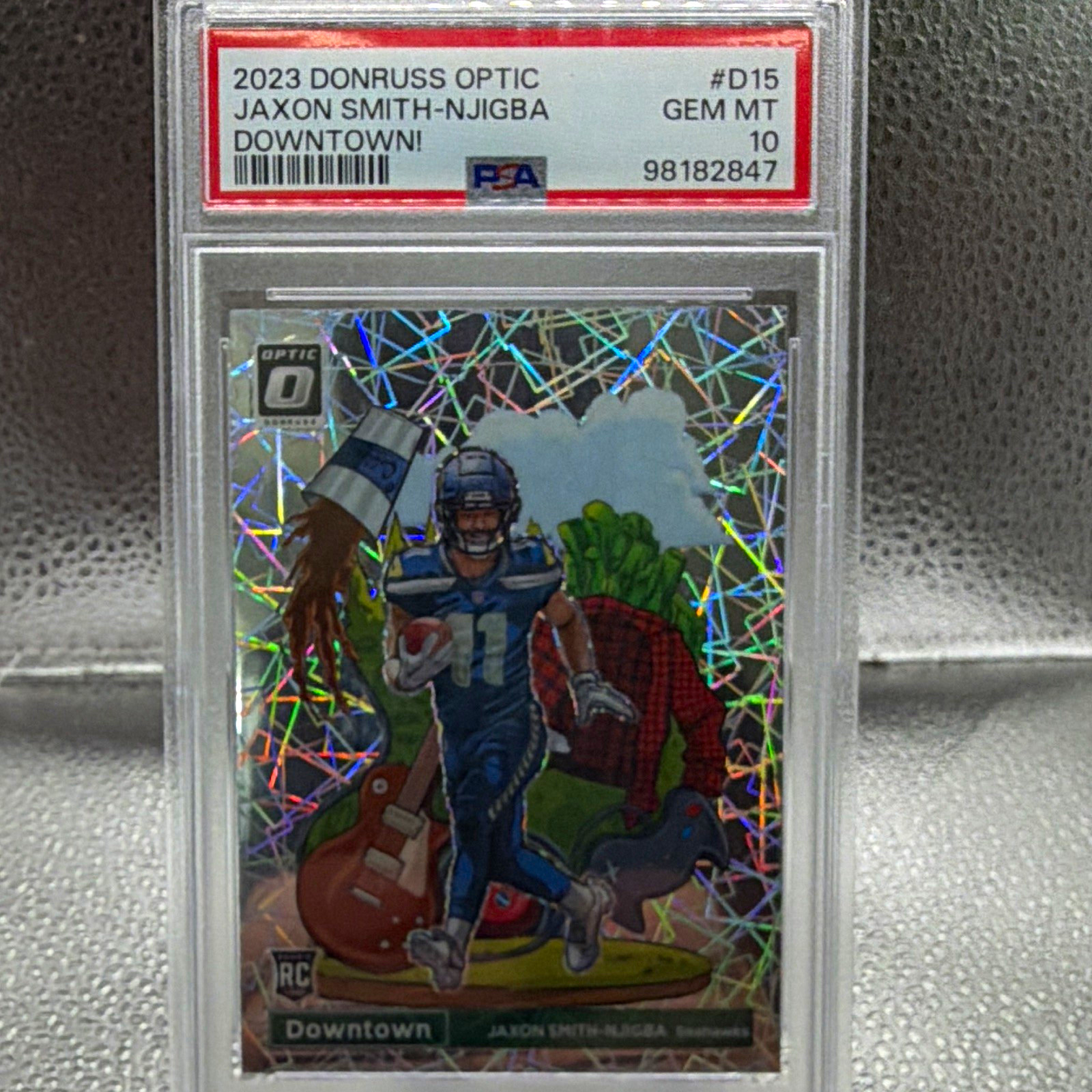 Jaxon Smith-Njigba Panini Donruss Optic Downtown #D15 Base
