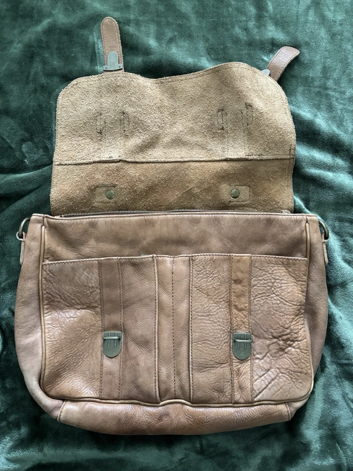 Bolsa de lona de cuero Rawlings equipaje viaje fin de semana Foto 3 de 4