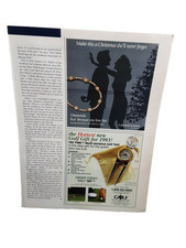 1993 De Beers Diamond Ad & Tee Time Golf Gift Ad Vintage Jewelry Golf Print