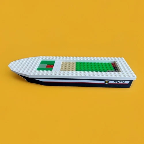 LEGO Town Coast Watch 6433 Police Boat Base Only 1999 Vintage