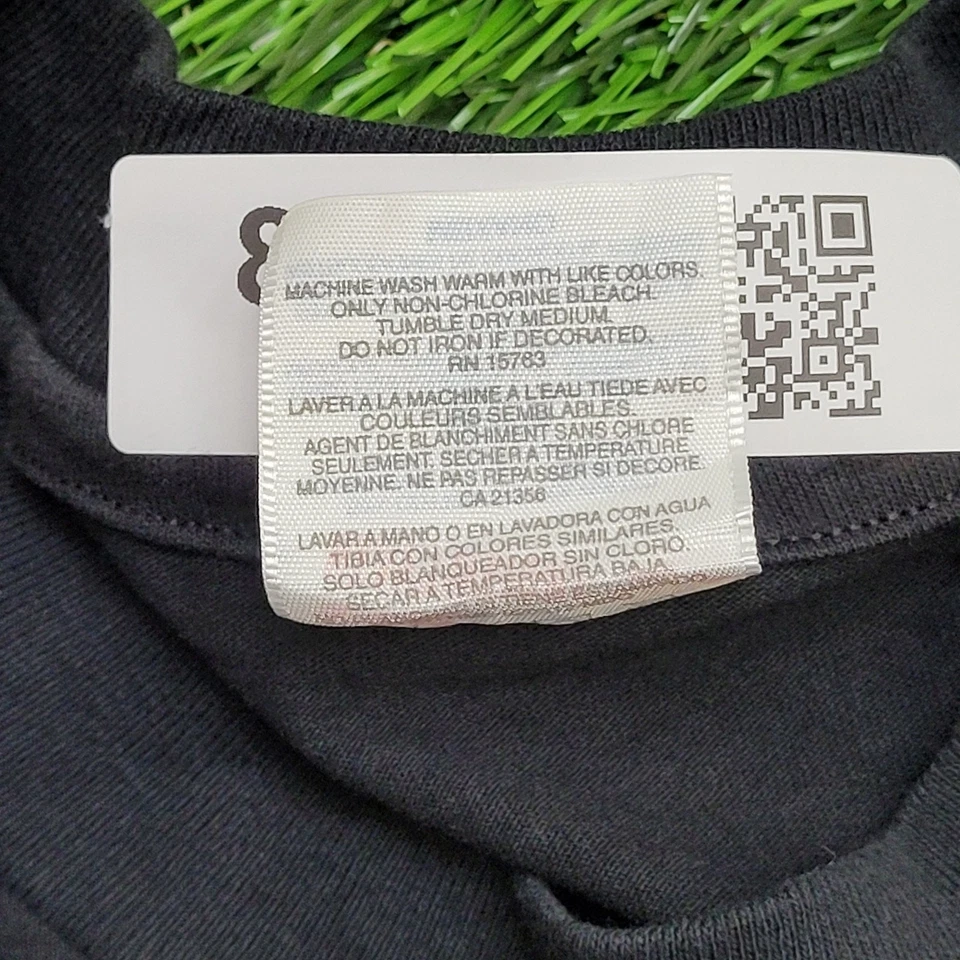 Camisa Escuela Baile Landrum Vintage Años 90 Mujer Mediana 19x25 Negra Foto 4 de 4