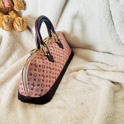 LOUIS VUITTON Monogram Mini Alma Long Handbag Cherry M92207 Y2K