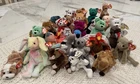 Ty Beanie Babies Vintage Plush Lot Mixed Animals w/ Heart Tags (2000) 30 counts