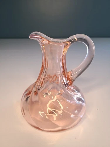 Vintage Pink Depression Glass Cruet